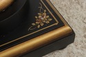 74470: Black Lacquered Italian Chinoiserie Pedesta