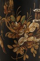 74470: Black Lacquered Italian Chinoiserie Pedesta