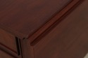 L74472: HENKEL HARRIS Cherry 2 Drawer Drop Leaf Ta