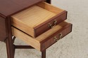 L74472: HENKEL HARRIS Cherry 2 Drawer Drop Leaf Ta