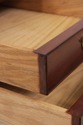 L74472: HENKEL HARRIS Cherry 2 Drawer Drop Leaf Ta