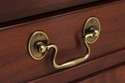 L74472: HENKEL HARRIS Cherry 2 Drawer Drop Leaf Ta