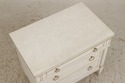 74498: Pair of CENTURY 3 Drawer Whitewashed Dresse