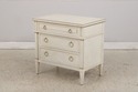 74498: Pair of CENTURY 3 Drawer Whitewashed Dresse