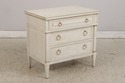 74498: Pair of CENTURY 3 Drawer Whitewashed Dresse