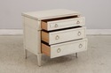 74498: Pair of CENTURY 3 Drawer Whitewashed Dresse