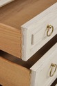 74498: Pair of CENTURY 3 Drawer Whitewashed Dresse