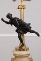 F74501: Vintage French Empire Pair Of Figural Bron