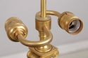 F74501: Vintage French Empire Pair Of Figural Bron