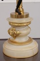 F74501: Vintage French Empire Pair Of Figural Bron