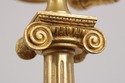 F74501: Vintage French Empire Pair Of Figural Bron