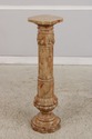 F74505: Vintage Neoclassical Alabaster Column Pede