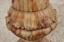 F74505: Vintage Neoclassical Alabaster Column Pede