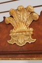 74513: Prince Of Wales Chippendale Style Burl Waln