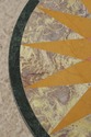 F74540: Stunning Vintage Pietra Dura Round Marble 