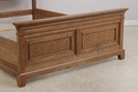 74570: STICKLEY Arts & Crafts Queen Size Panel Bed