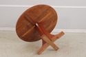 74571: STICKLEY Round Cherry Dining Table Mission 