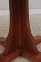 74571: STICKLEY Round Cherry Dining Table Mission 