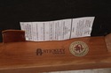 74572: Set of 4 STICKLEY Mission Cherry Leather Di