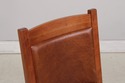 74572: Set of 4 STICKLEY Mission Cherry Leather Di
