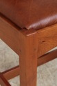 74572: Set of 4 STICKLEY Mission Cherry Leather Di