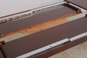 L74573: STICKLEY Mahogany Double Pedestal Dining T