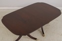 L74573: STICKLEY Mahogany Double Pedestal Dining T