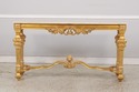 74584: Rococo Style Gilt & Gold Marble Top Console