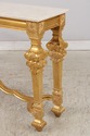 74584: Rococo Style Gilt & Gold Marble Top Console