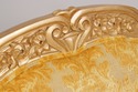 74586: Pair Of French Rococo Style Upholstered Arm