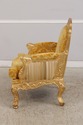74586: Pair Of French Rococo Style Upholstered Arm