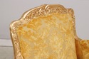 74586: Pair Of French Rococo Style Upholstered Arm