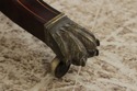 F74588: Antique English 19th Century Mahogany Sewi