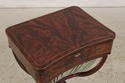 F74588: Antique English 19th Century Mahogany Sewi