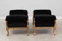 L74597: Pair Of PAMA Louis XV Style Gold Benches