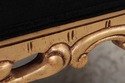 L74597: Pair Of PAMA Louis XV Style Gold Benches