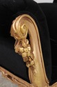 L74597: Pair Of PAMA Louis XV Style Gold Benches