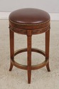 74610: Set of 3 STICKLEY Cherry Leather Seat Count