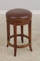 74610: Set of 3 STICKLEY Cherry Leather Seat Count