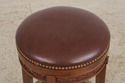 74610: Set of 3 STICKLEY Cherry Leather Seat Count