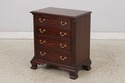 74611: Pair Of HENKEL HARRIS Mahogany Nightstands