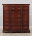 74617: LEXINGTON Mahogany 18 Drawer Chest