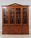 74627: KINDEL Neoclassical Mahogany Breakfront Boo