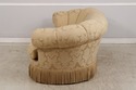 74635: CENTURY Channel Back Upholstered Damask Sof