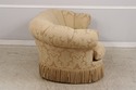 74635: CENTURY Channel Back Upholstered Damask Sof