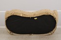 74635: CENTURY Channel Back Upholstered Damask Sof