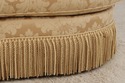 74635: CENTURY Channel Back Upholstered Damask Sof