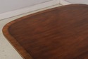 L74641: BAKER Mahogany Inlaid Double Pedestal Dini