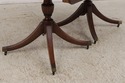 L74641: BAKER Mahogany Inlaid Double Pedestal Dini