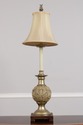 F74646: Pair UTTERMOST Acanthus Leaf Carved Urn La